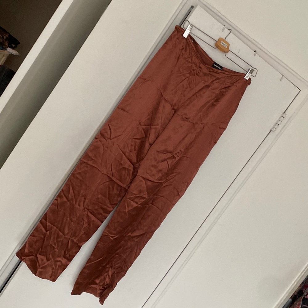 Giorgio Armani Silk wide leg trousers